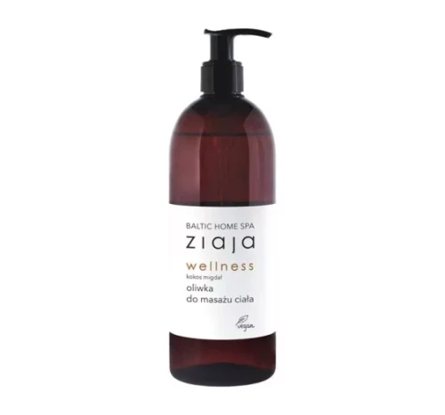 Ziaja Baltic Home Spa Wellness Oliwka do masażu ciała, kokos, migdał, 490ml.webp