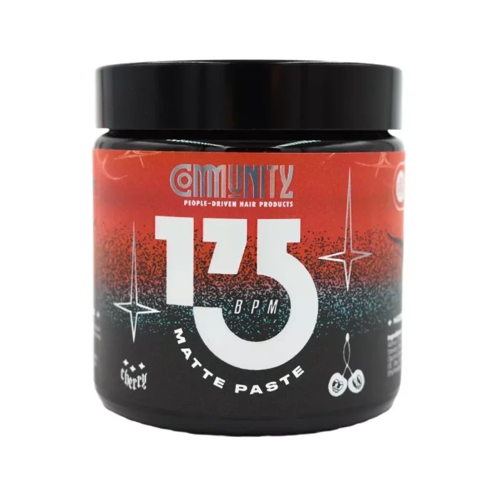 Community Cosmetics Matowa pasta do włosów 175BPM o wiśniowo-korzennym zapachu 65g.webp
