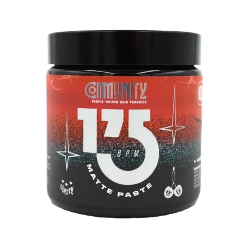 Community Cosmetics Matowa pasta do włosów 175BPM o wiśniowo-korzennym zapachu 65g.webp