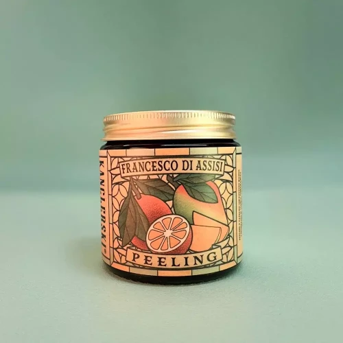 Kanclerski Francesco di Assisi Peeling do brody o zapachu mango i pomarańczy 120ml.webp