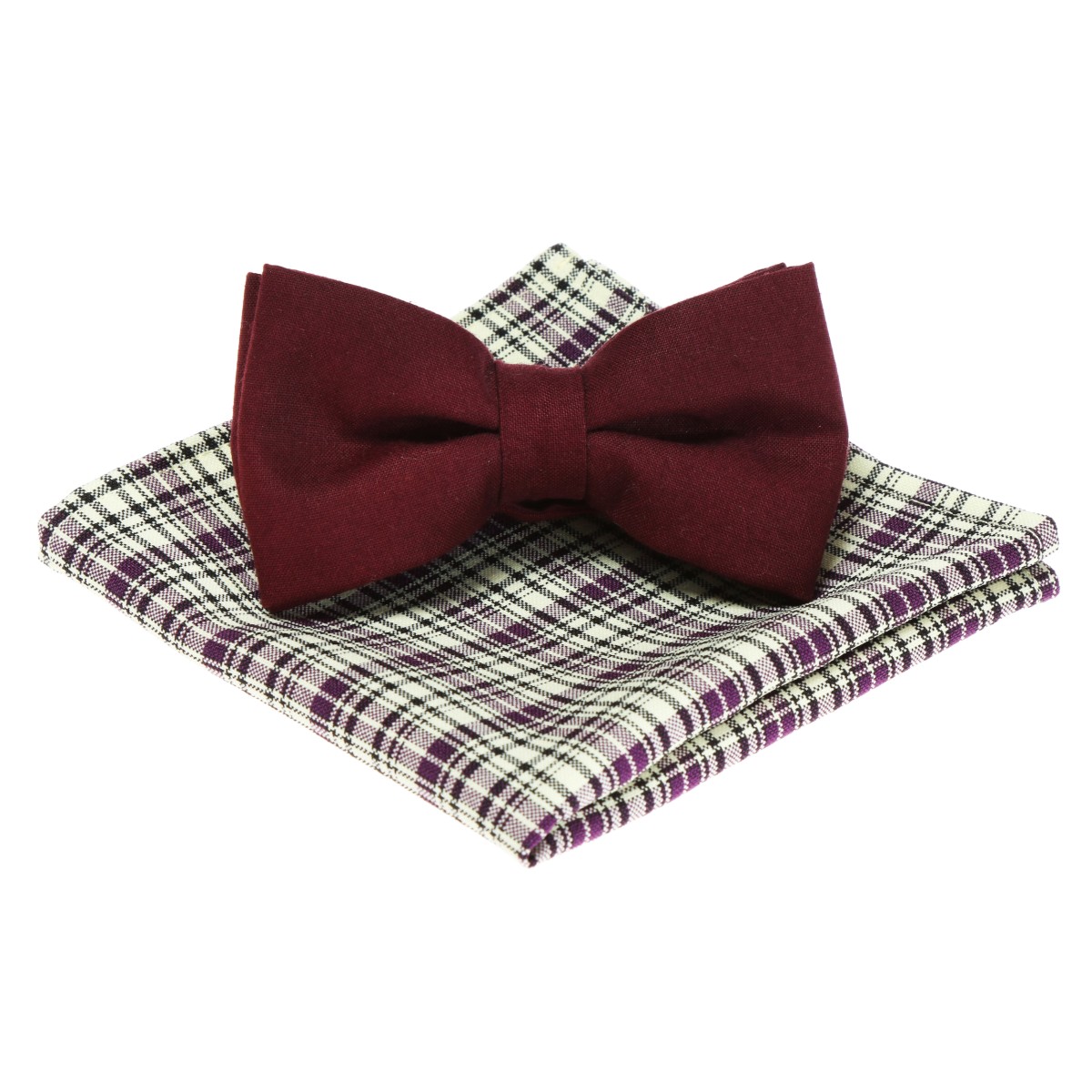 Zestaw Pimm’s Cup – Mucha bawełniana + poszetka bawełniana Under Beard.jpg