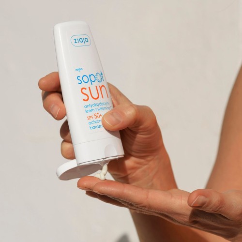 Ziaja Sopot Sun Krem do opalania antyoksydacyjny do twarzy SPF50+ 50ml.jpg