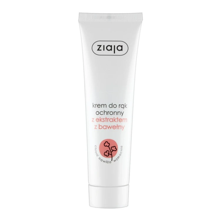 Ziaja Krem do rąk ochronny z ekstraktem z bawełny 100ml.jpg
