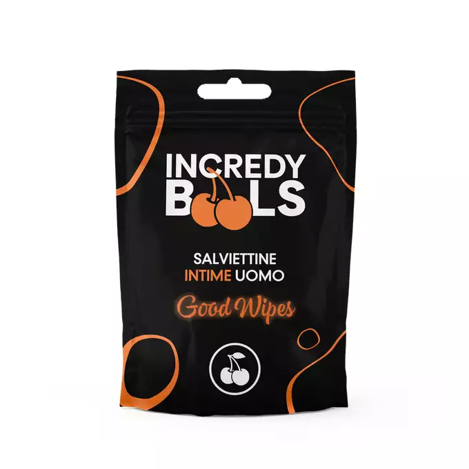 Incredy Good wipes Chusteczki do higieny intymnej dla mężczyzn 18 szt. w opakowaniu.webp