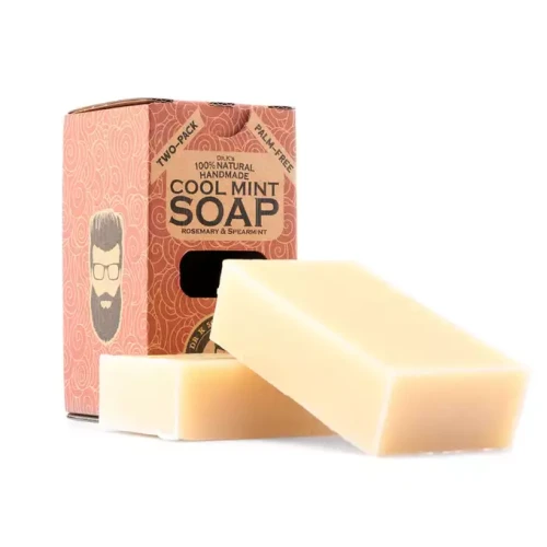Dr K Soap Man Soap - Cool Mint - Naturalne mydło do ciała o miętowo-ziołowym zapachu 2x112g.webp