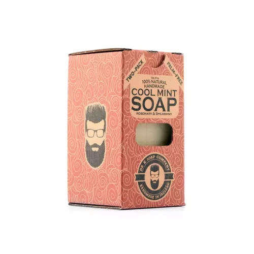 Dr K Soap Man Soap - Cool Mint - Naturalne mydło do ciała o miętowo-ziołowym zapachu 2x112.webp