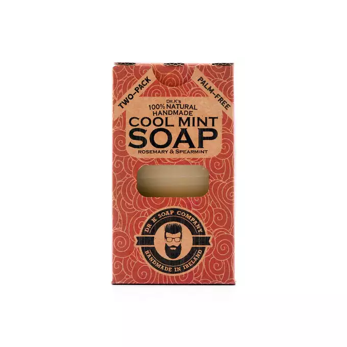 Dr K Soap Man Soap - Cool Mint - Naturalne mydło do ciała o miętowo-ziołowym zapachu .webp
