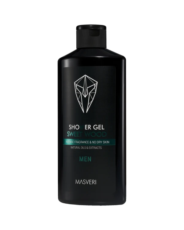 Masveri Shower Gel Sweet Wood Żel pod prysznic dla mężczyzn 300ml.jpg