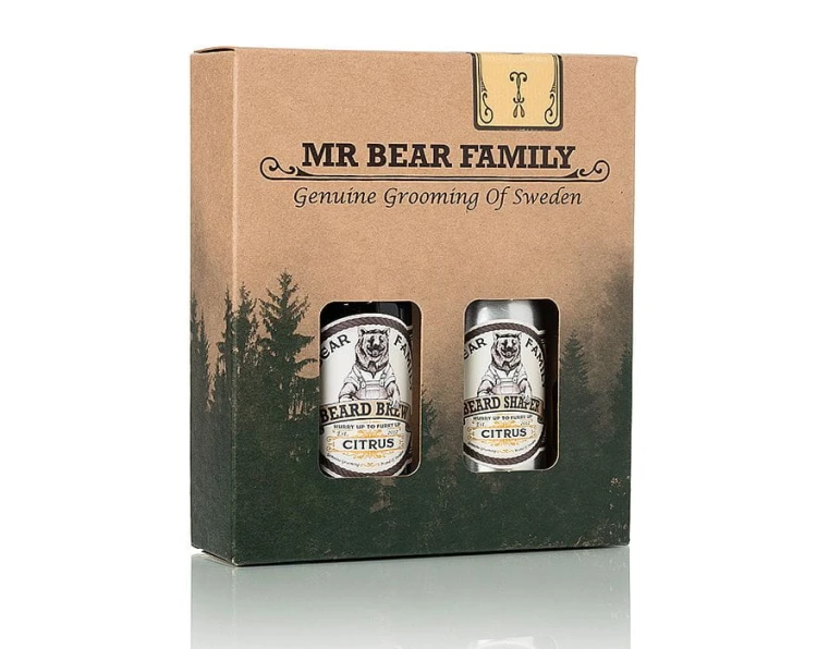 Mr Bear Family Zestaw do Brody Kit Beard Brew & Shaper Citrus.jpg