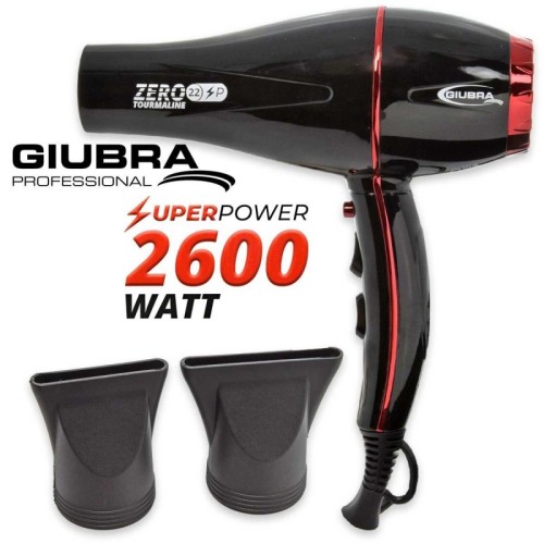 Giubra Suszarka do włosów Zero 22 Super Power 2600W 4575-01NE czarna.jpg