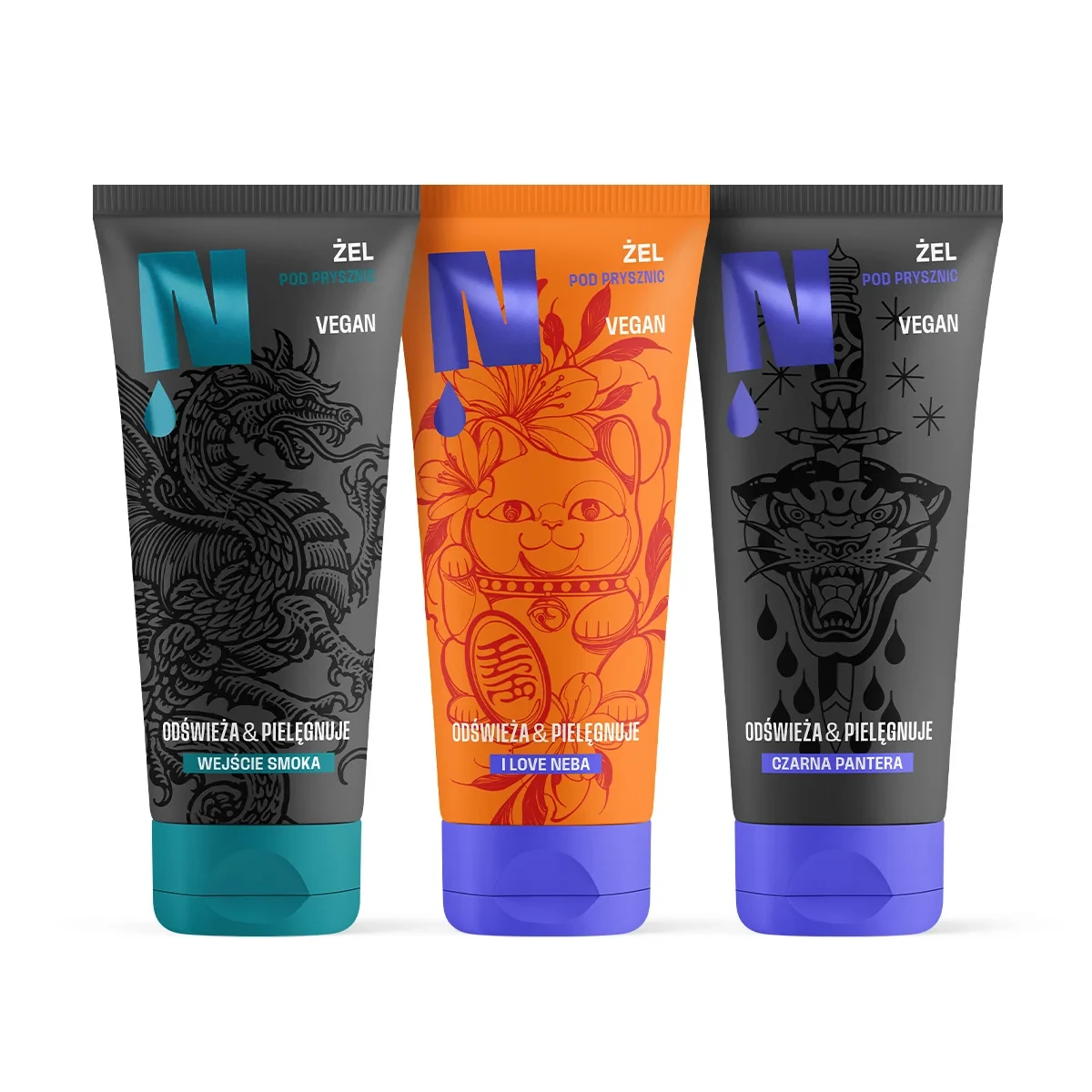 Neba Zestaw 3 Żeli pod prysznic 3x200ml.jpg.webp