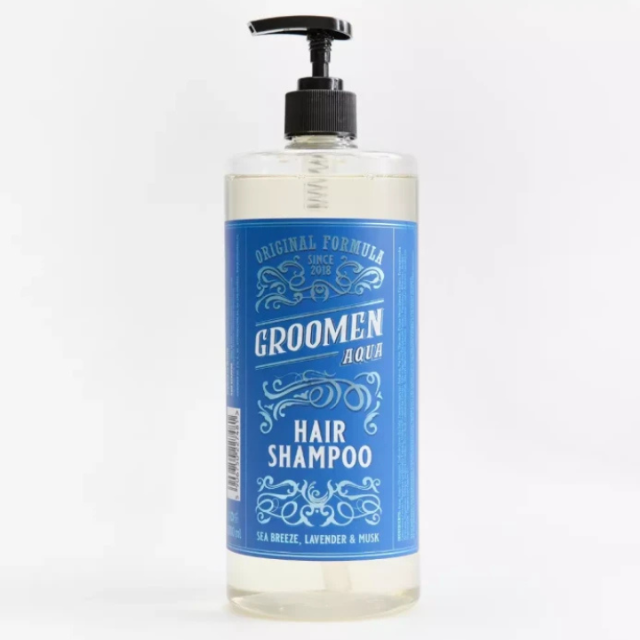 Groomen Aqua Szampon do włosów Barbersize 1000ml.png