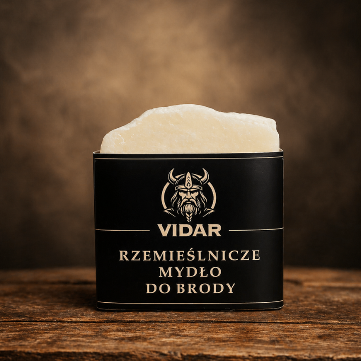 Vidar Wegańskie mydło do brody Bergamotka & Limonka 110g.png