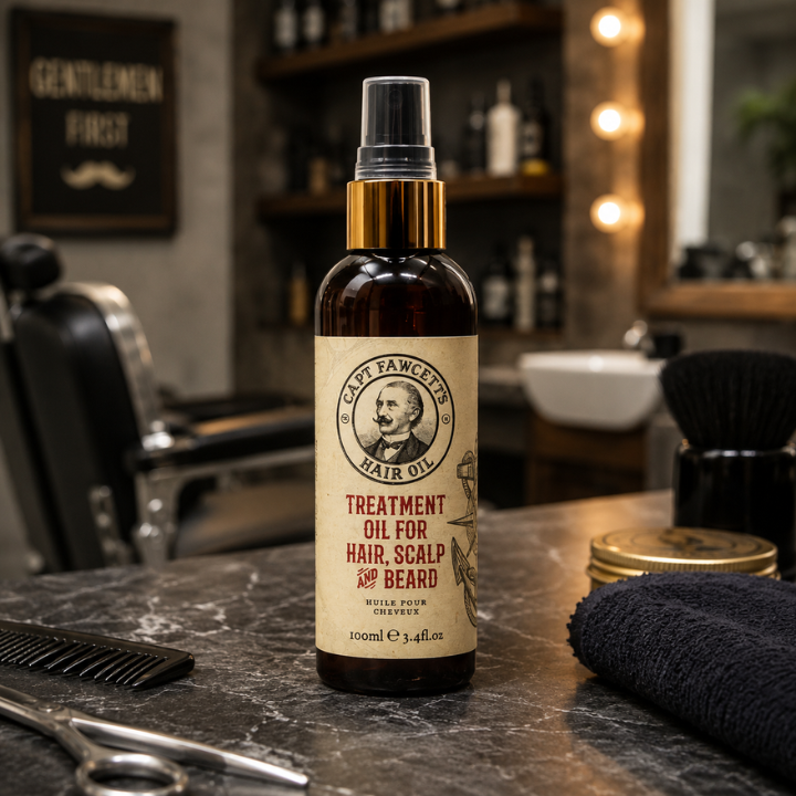 Captain Fawcett Treatment Oil For Hair Scalp and Beard Olej do włosów i brody 100 ml.png