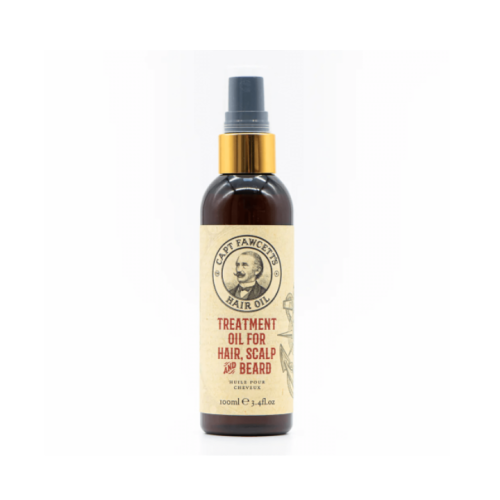 Captain Fawcett Treatment Oil For Hair Scalp and Beard Olej do włosów i brody 100 .png