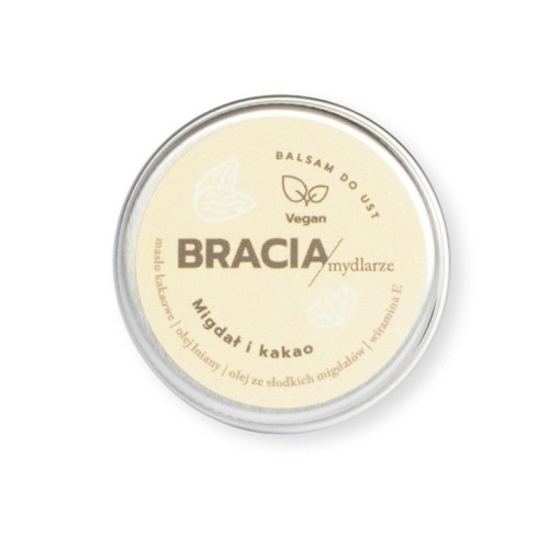 Bracia Mydlarze Balsam do ust Migdał i kakao 15.jpg