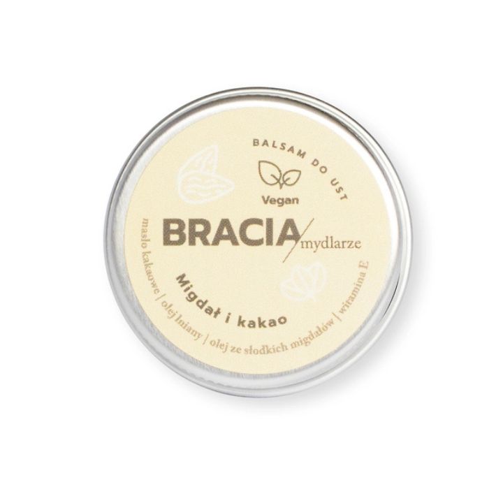 Bracia Mydlarze Balsam do ust Migdał i kakao 15.jpg