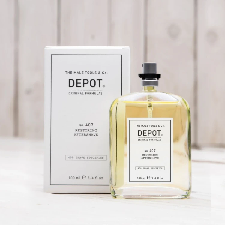 DEPOT NO.407 Regenerujący płyn AFTERSHAVE po goleniu 100ml