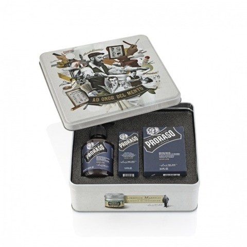 Zestaw dla brodacza BEARD KIT AZUR LIME Proraso