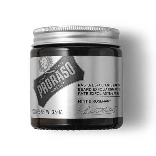 Peeling do skóry z zarostem BEARD PEELING MINT & ROSEMARY Proraso 100ml