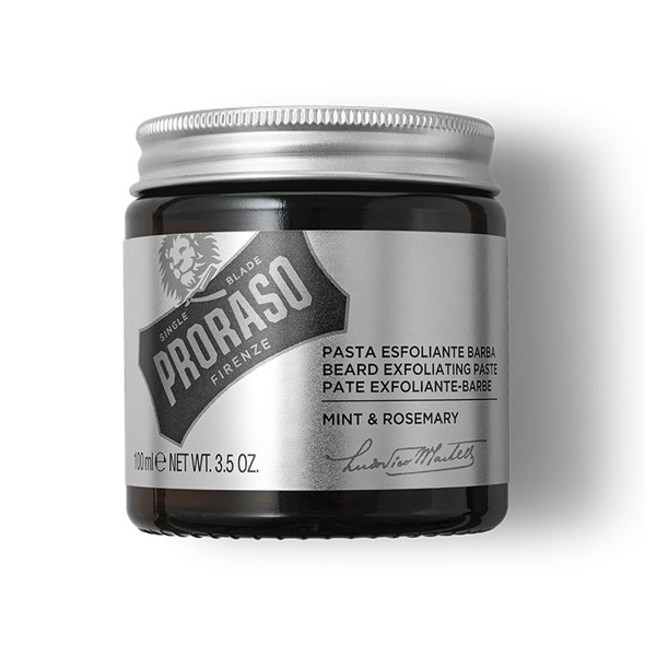 Peeling do skóry z zarostem BEARD PEELING MINT & ROSEMARY Proraso 100ml