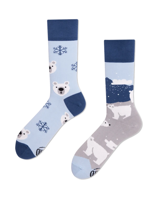 Skarpety wysokie unisex POLAR BEAR Many Mornings