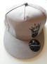 Czapka szara z daszkiem Snapback "Król Brody" BRODATYZBIR