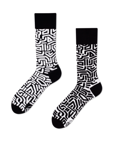 Skarpety wysokie unisex BLACK MAZE Many Mornings
