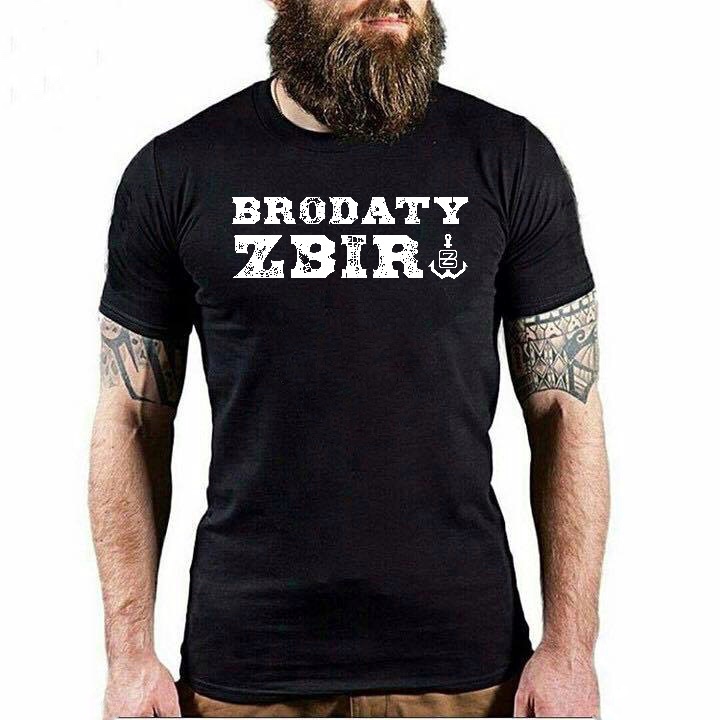 koszulka brodaty zbir czarna