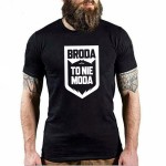Koszulka męska czarna "Broda To Nie Moda 2" Brodaty Zbir