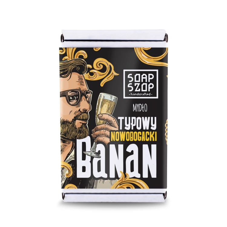 Mydło do twarzy i brody NOWOBOGACKI BANAN Soap Szop 80g