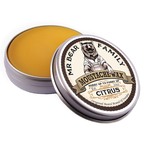 Wosk do stylizacji wąsów - Citrus - Mr Bear Family