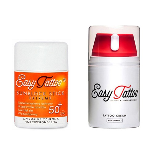 Zestaw kremow do opalania tatuazu Easy Tattoo