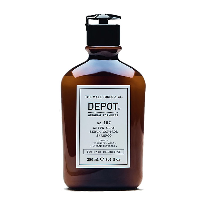 DEPOT NO.107. Szampon meski do wlosow tlustych 250ml