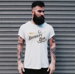 Koszulka meska biala "OLD 2020" Brodaty Zbir