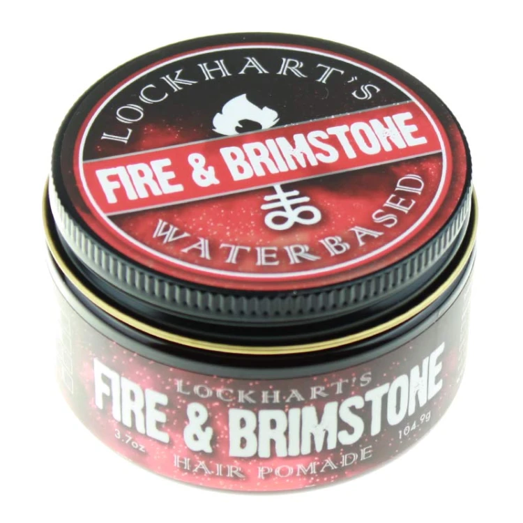 WATER BASED FIRE AND BRIMSTONE POMADE Lockharts