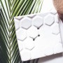Mydelniczka ceramiczna biala Mydlostacja