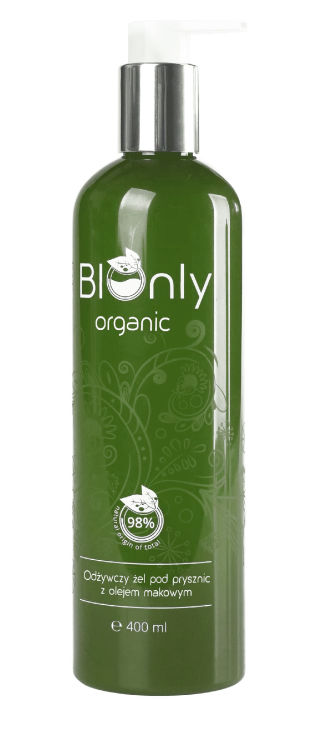 Odzywczy zel. pod prysznic z olejem makowym BIOnly organic 400ml