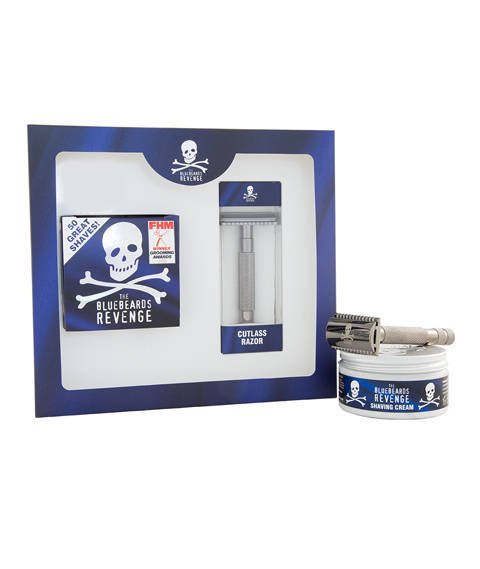 SHAVING CREAM & CUTLASS RAZOR KIT Bluebeards Revenge