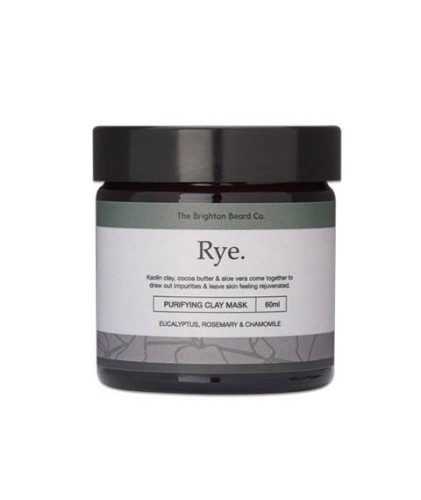 THE BRIGHTON BEARD CO-RYE CLAY MASK MASKA OCZYSZCZAJACA DO TWARZY 60ml