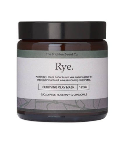 THE BRIGHTON BEARD CO-RYE CLAY MASK MASKA OCZYSZCZAJACA DO TWARZY 120ml