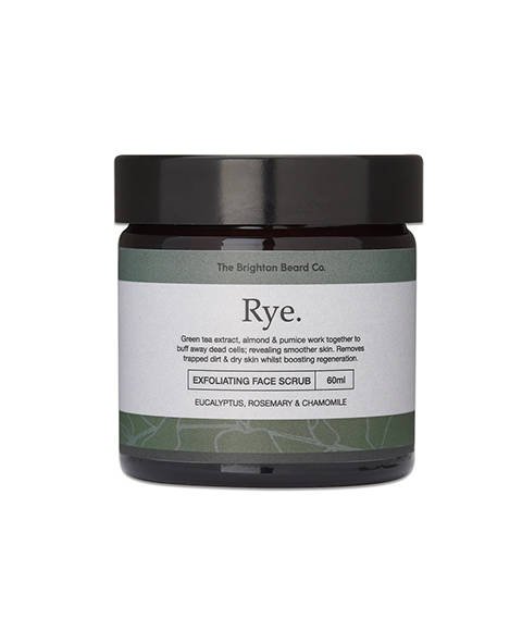 THE BRIGHTON BEARD CO-RYE EXFOLIATING FACE SCRUB PEELING DO TWARZY 60ml
