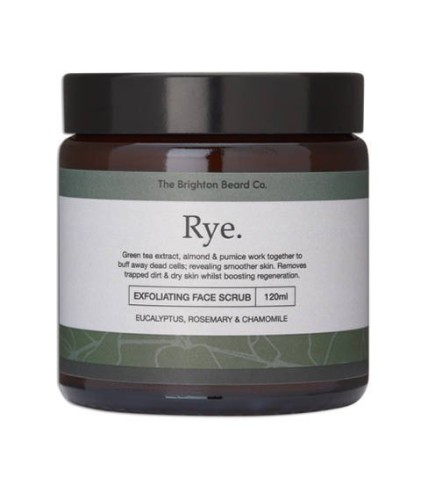 THE BRIGHTON BEARD CO-RYE EXFOLIATING FACE SCRUB PEELING DO TWARZY 120ml