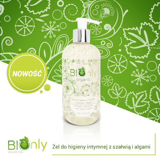 Zel do higieny intymnej z szalwia i algami BIOnly organic